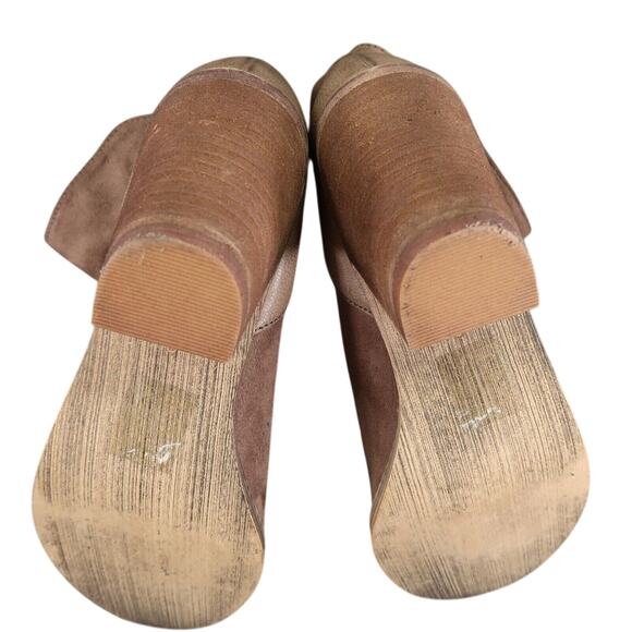 Rebels Shoes Womens 9 Bootie Fashion Block Heel Lifestyle Classic Slouchy Brown - Picture 12 of 16